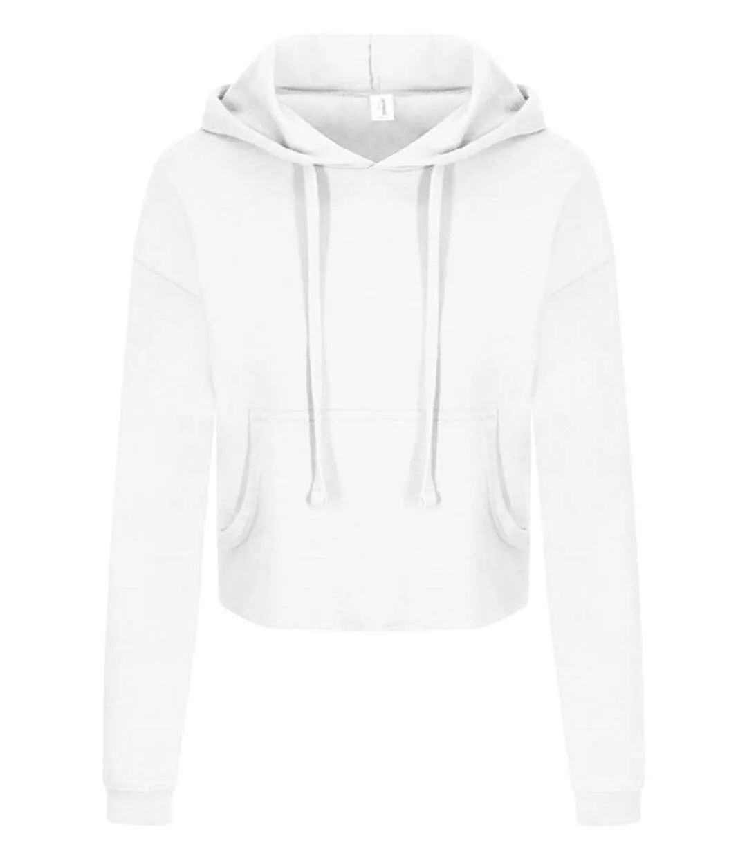 Sweat court à capuche pour femme - JH016 - blanc