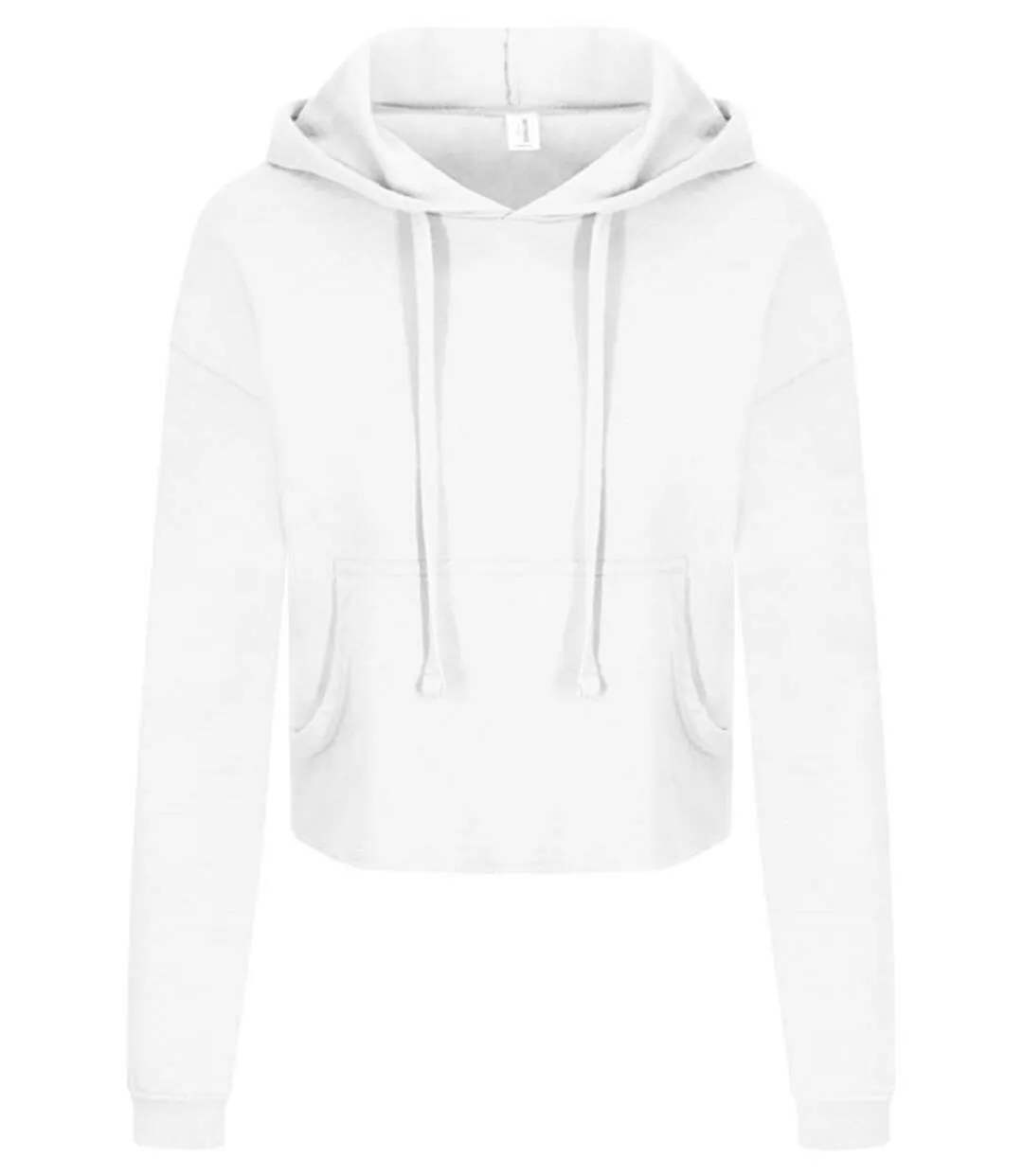 Sweat court à capuche pour femme - JH016 - blanc