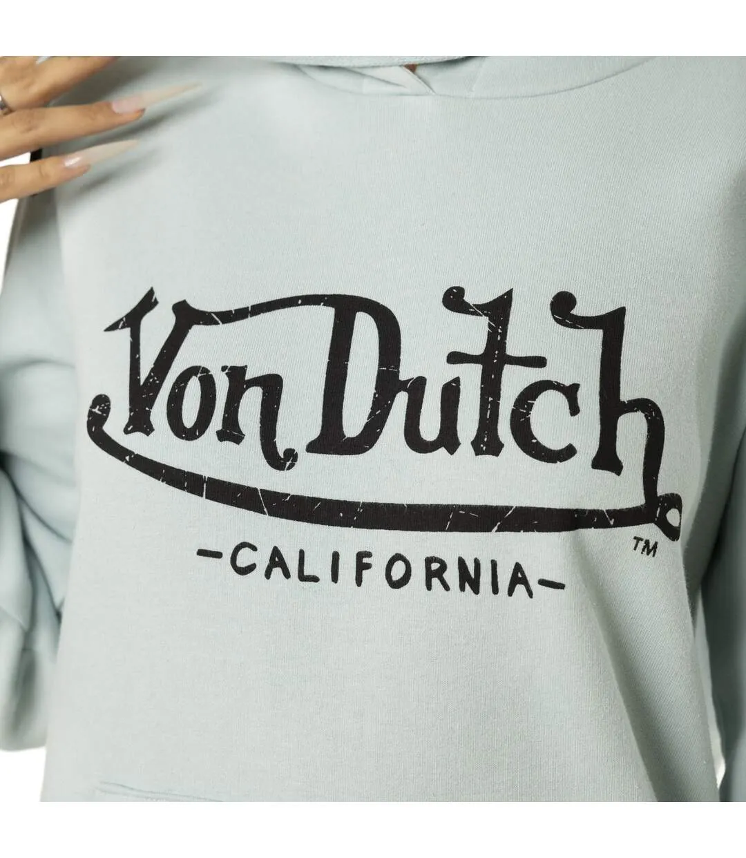 Sweat femme à capuche avec logo Basic Vondutch