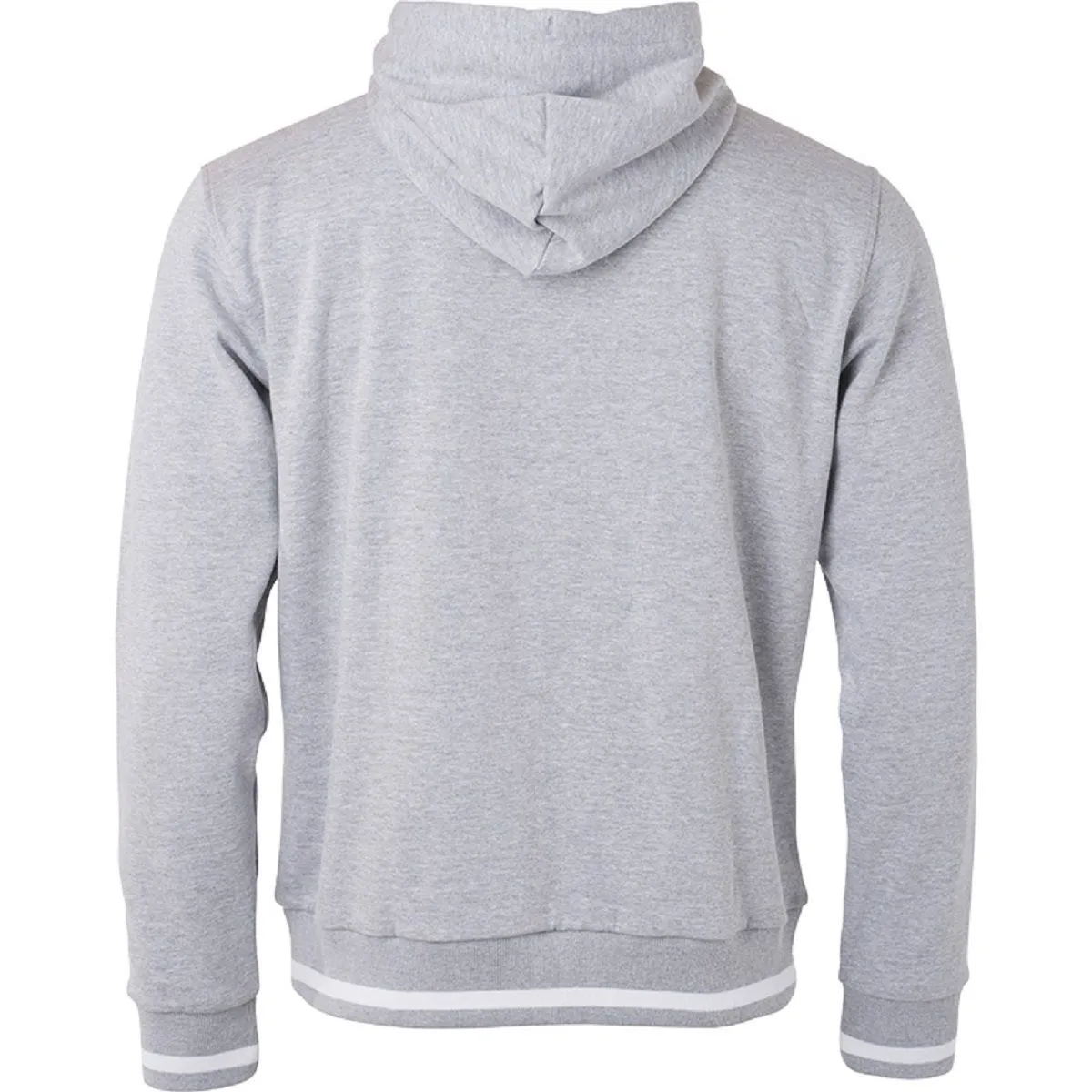 Sweat shirt à capuche homme - JN778 - gris chiné 