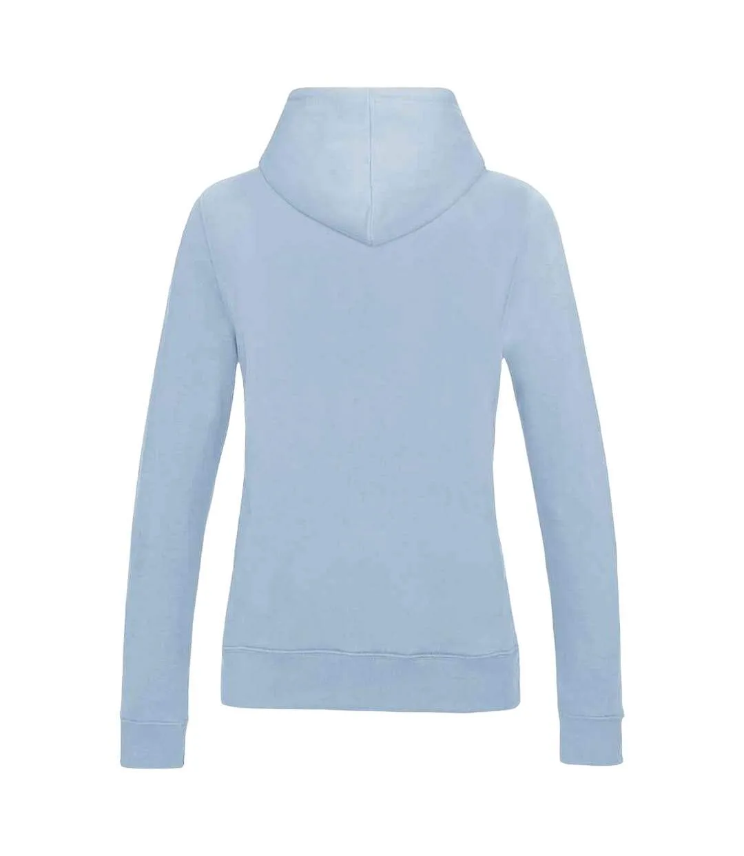 Sweat à capuche college femme bleu ciel Awdis