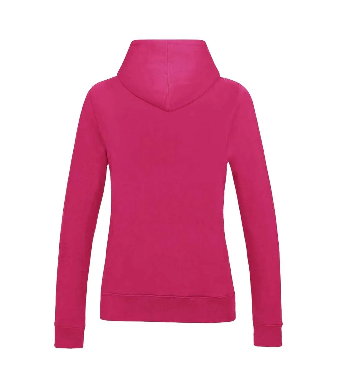 Sweat à capuche college femme rose vif Awdis