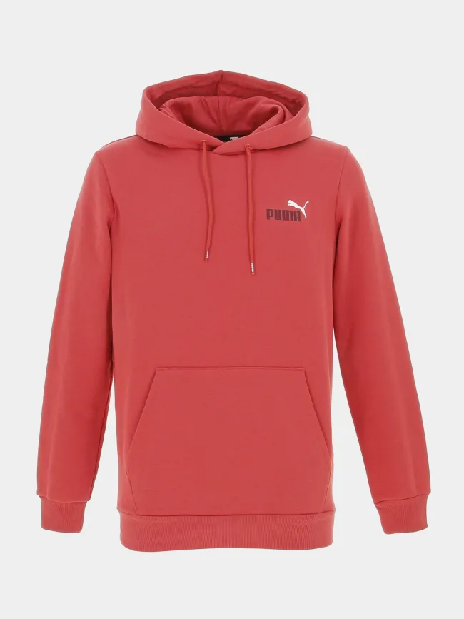 Sweat à capuche essential rouge homme - Puma | wimod