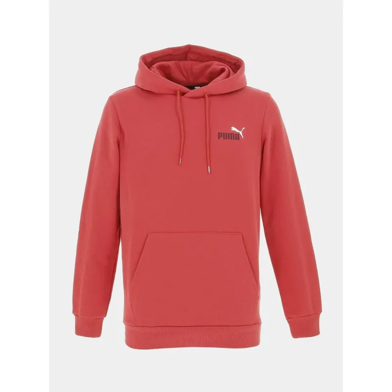 Sweat à capuche essential rouge homme - Puma | wimod