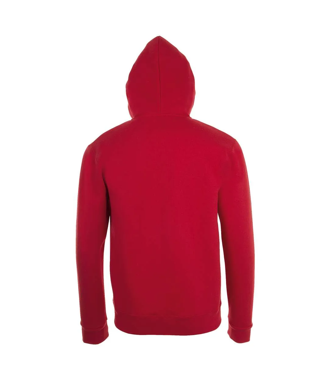 Sweat à capuche et fermeture zippée homme rouge SOLS