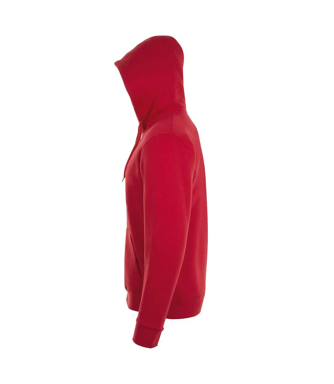 Sweat à capuche et fermeture zippée homme rouge SOLS