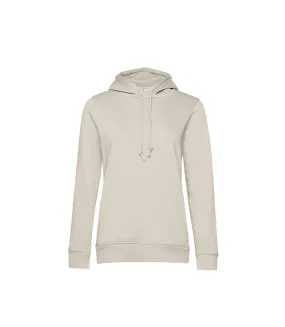 Sweat à capuche femme blanc cassé B&C