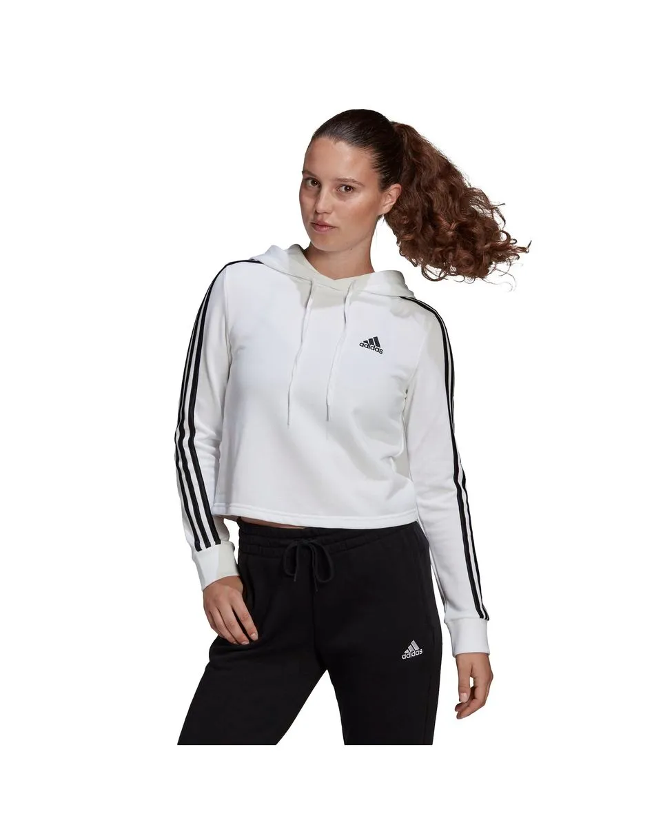 Sweat à capuche Femme W 3S FT CRO HD Blanc