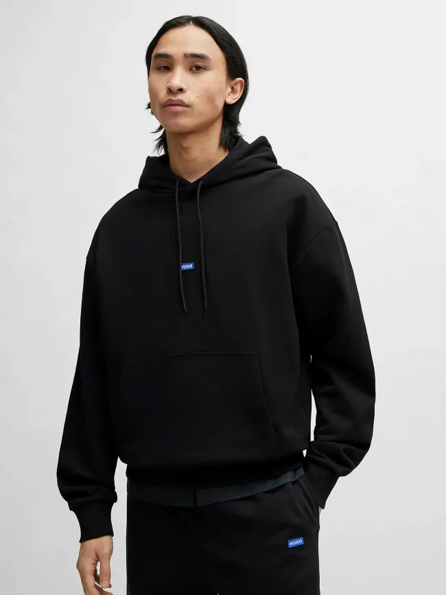 Sweat à capuche nalonso noir homme - Hugo | wimod