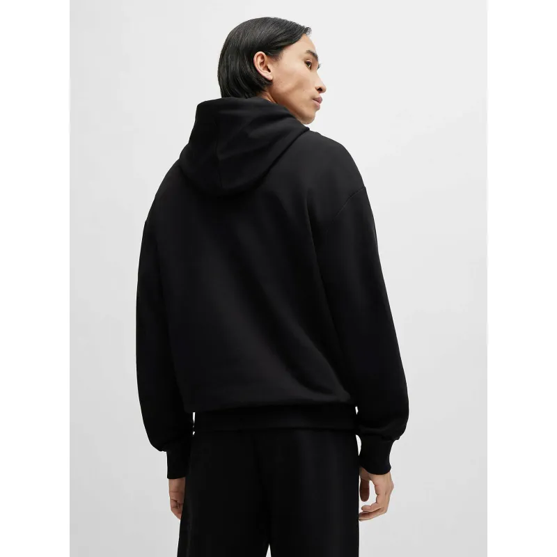 Sweat à capuche nalonso noir homme - Hugo | wimod