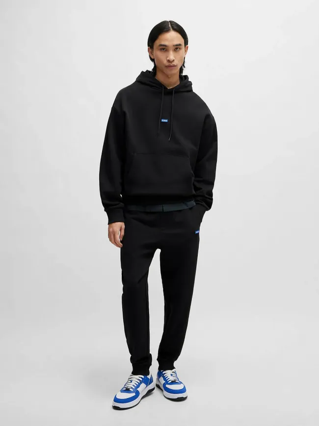 Sweat à capuche nalonso noir homme - Hugo | wimod