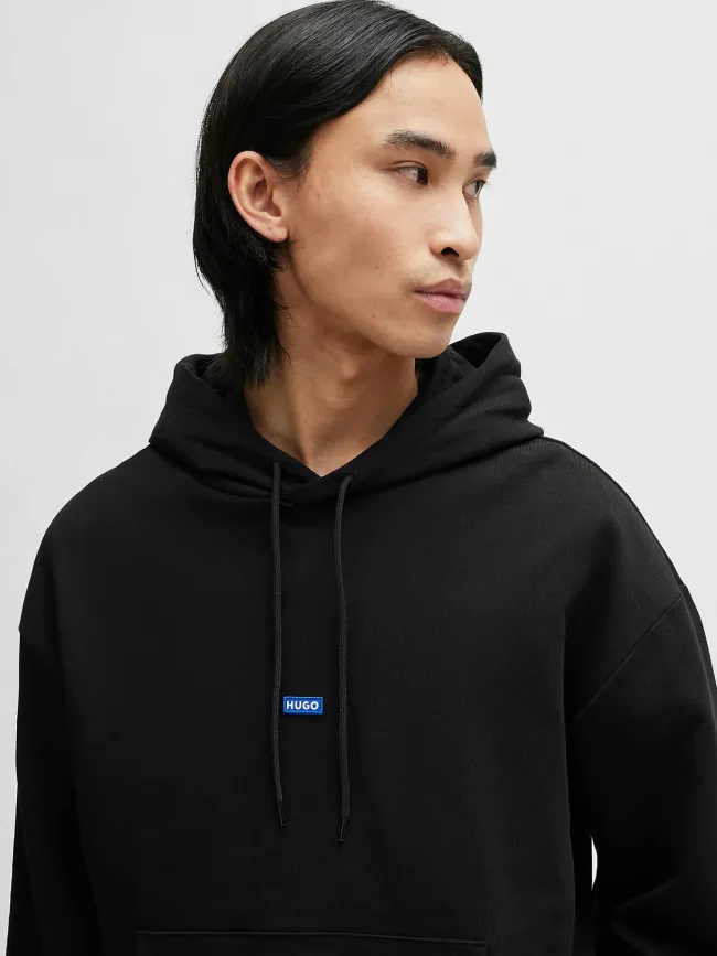 Sweat à capuche nalonso noir homme - Hugo | wimod