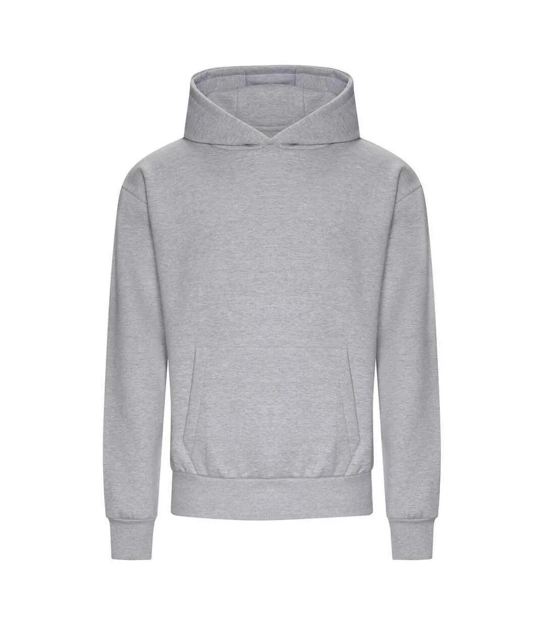 Sweat à capuche signature homme gris chiné Awdis