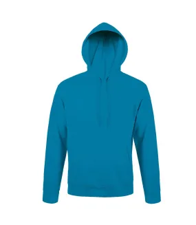 Sweat à capuche snake unisexe bleu SOLS