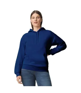 Sweat à capuche softstyle adulte bleu marine Gildan