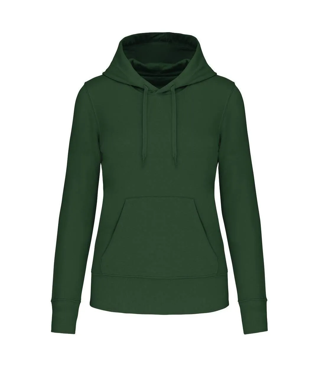 Sweat à capuche écoresponsable - Femme - K4028 - vert foncé