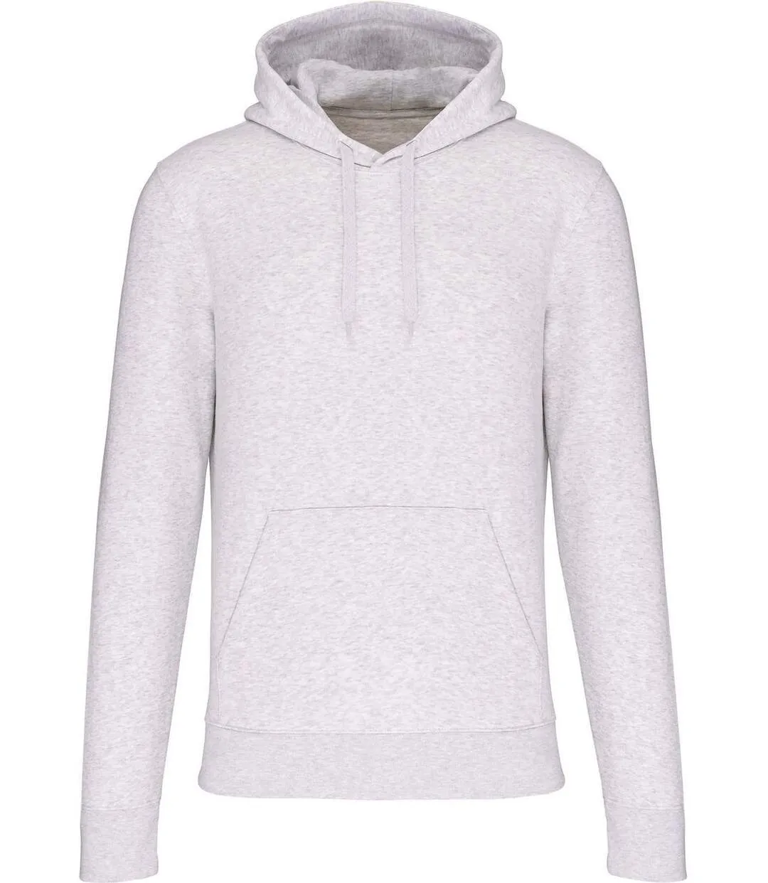 Sweat à capuche écoresponsable - Homme - K4027 - gris ash chiné