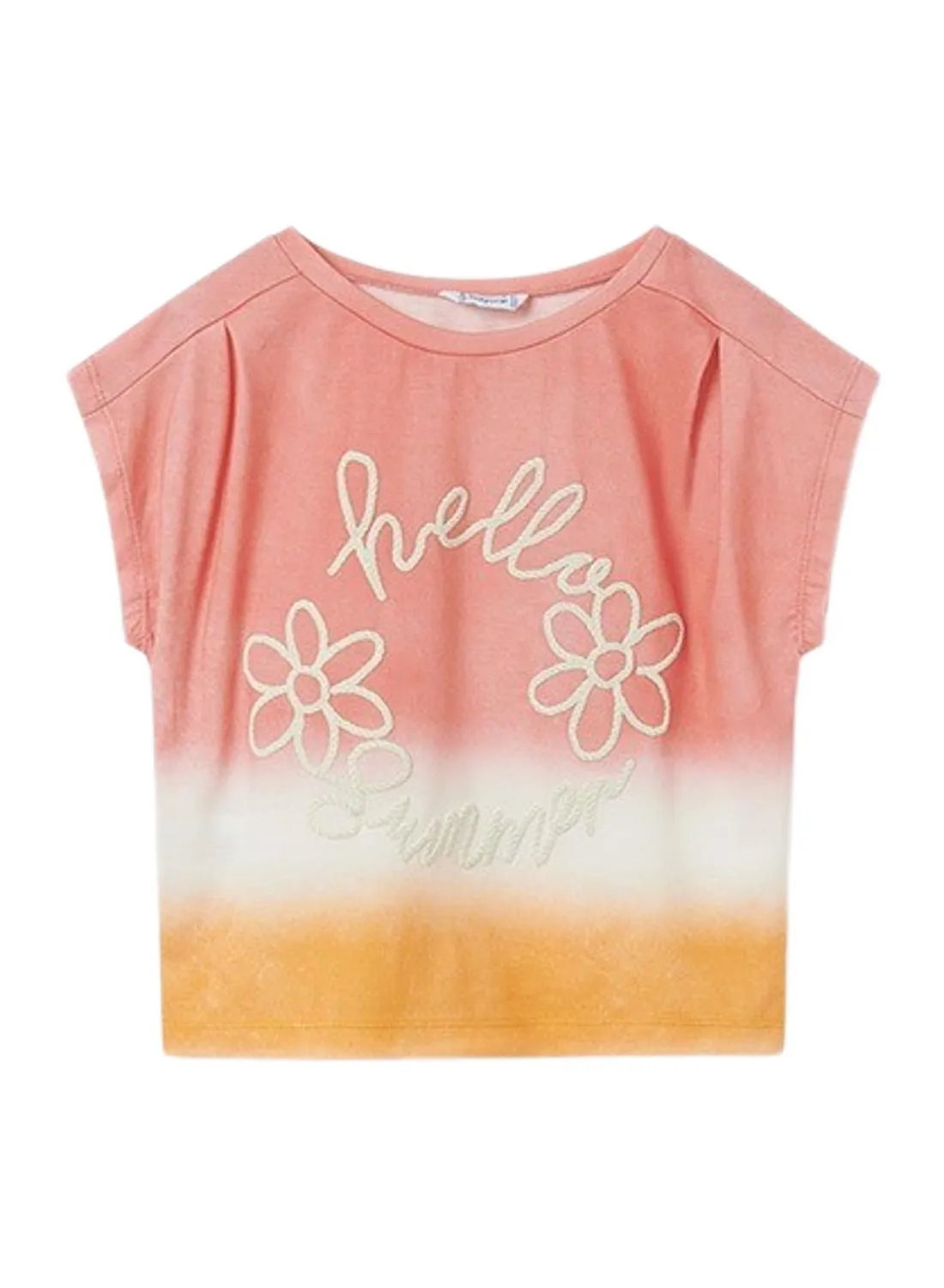 T-Shirt Mayoral Tie Dye Rose pour Fille