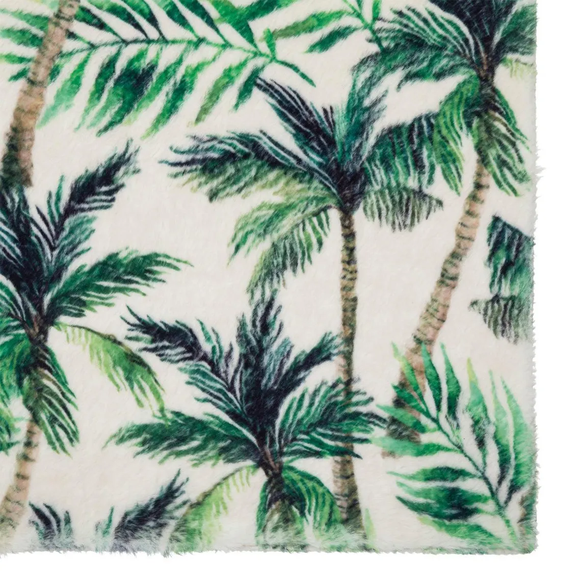 Tapis en fausse fourrure tropicale | 3 Suisses