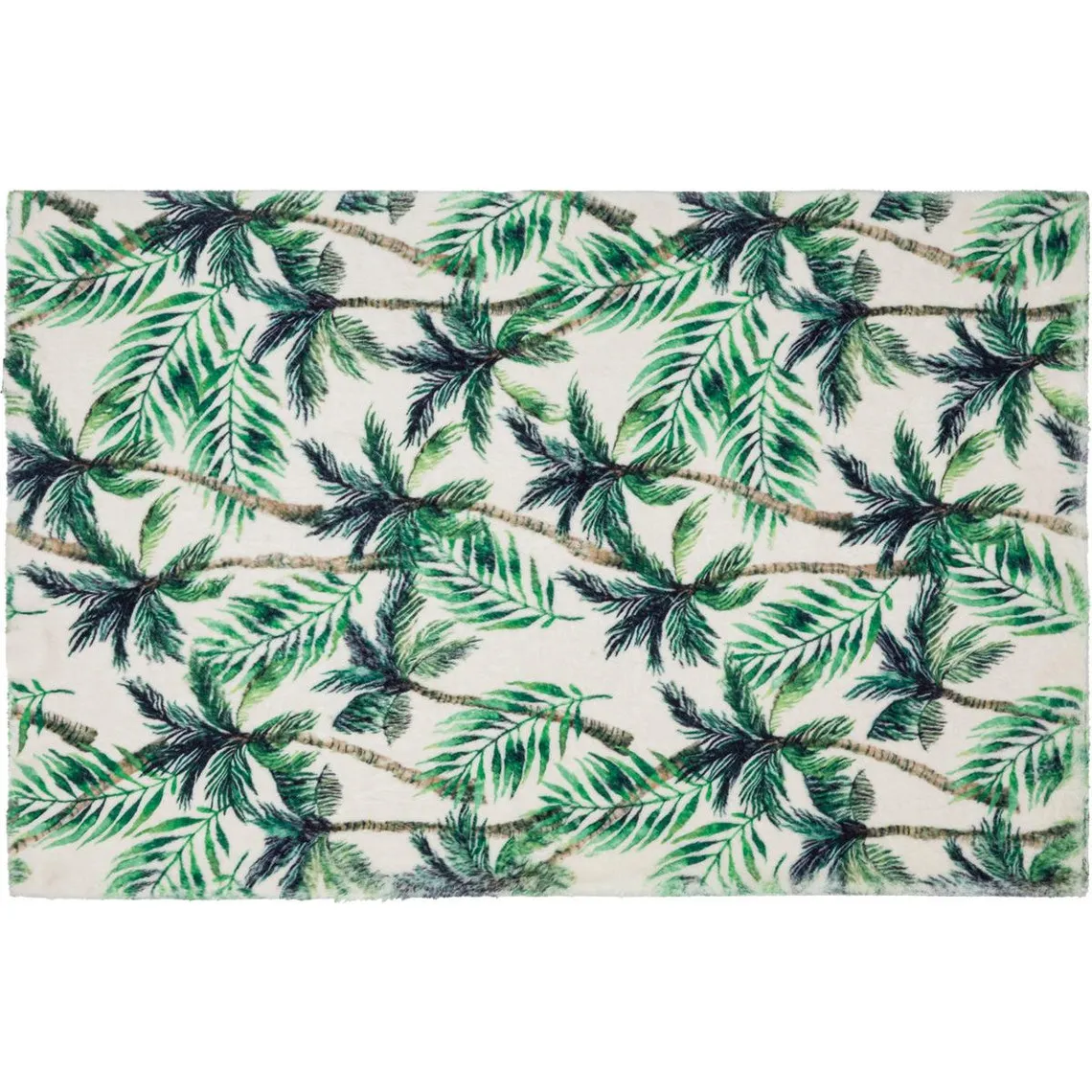 Tapis en fausse fourrure tropicale | 3 Suisses