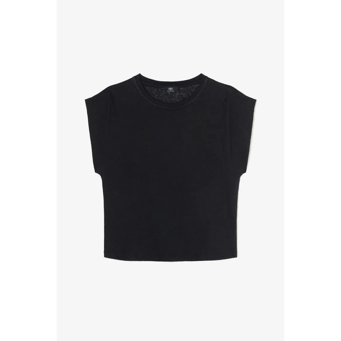 Tee-Shirt MUFLIER noir en lin | 3 Suisses