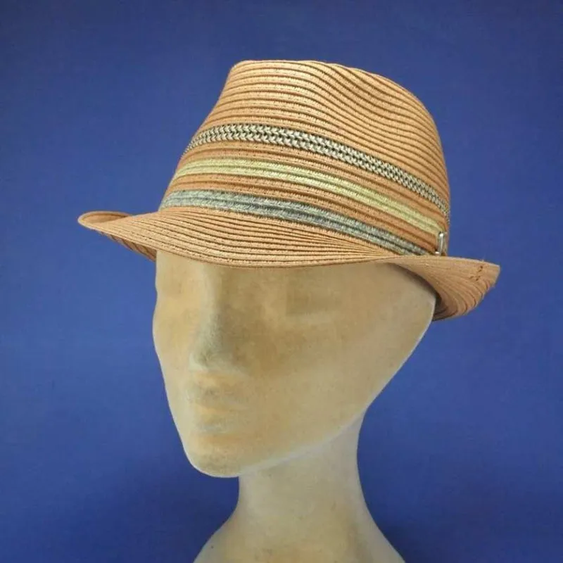 Vente chapeaux forme trilby - Chapeaux de paille hommes trilby